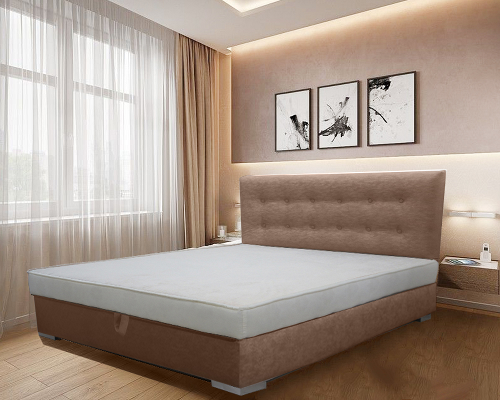 Кровать с матрасом и подъёмным механизмом Монако